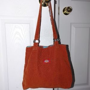 Vintage Dickies courderoy tote/purse